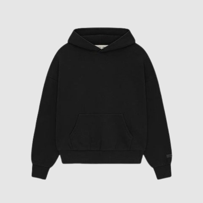 Essentials Classic Hoodie Black essentials classic hoodie black streetwear