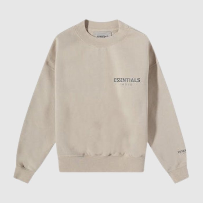 Fear Of God Essentials Overlapped fear of god essentials overlapped crewneck sweatshirt premium streetwear