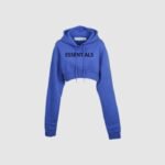essentials oversized cropped hoodie streetwear