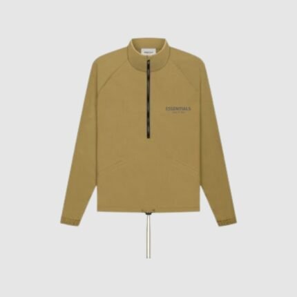 fear of god essentials half zip track jacket premium streetwear